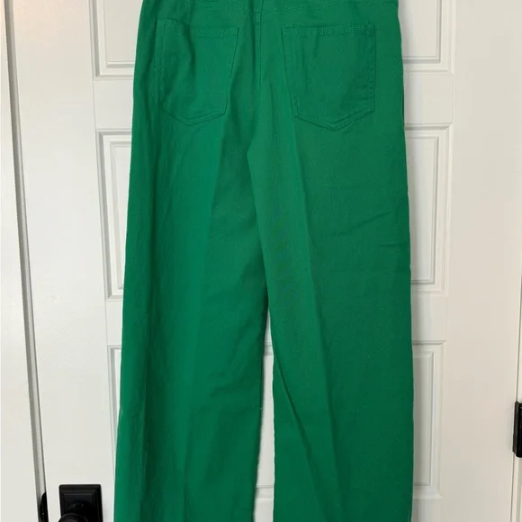 Entro// cropped green pants - Picture 2 of 2